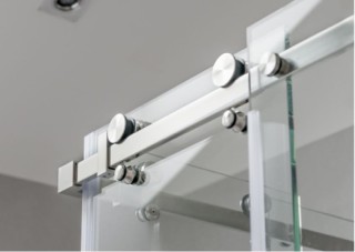 Раздвижная система Альфа α FDS-4, нержавейка/полированный