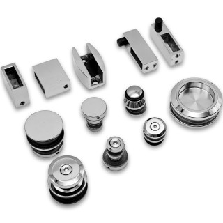 Раздвижная система Альфа α FDS-4, нержавейка/полированный