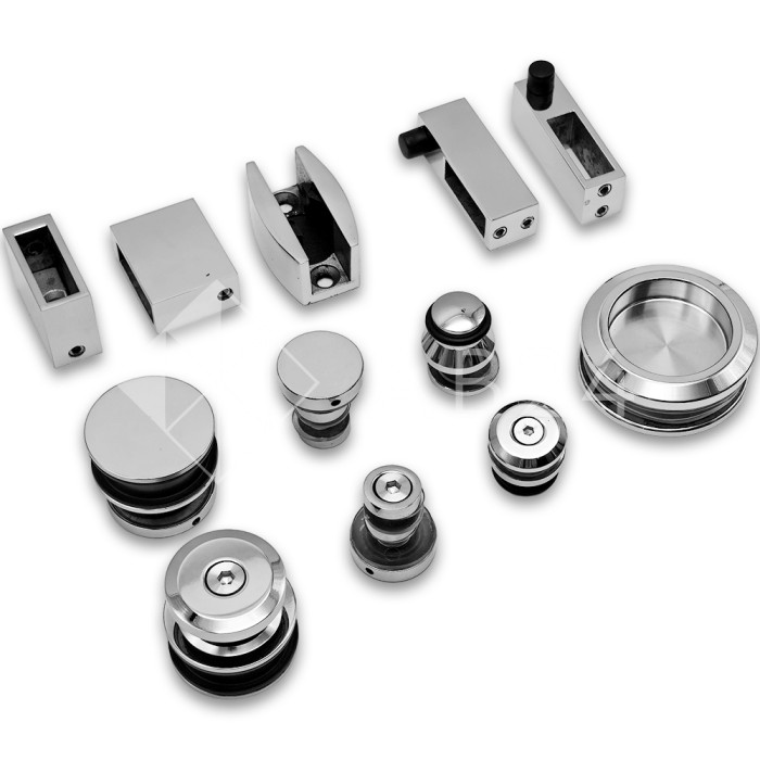 Раздвижная система Альфа α FDS-4, нержавейка/полированный