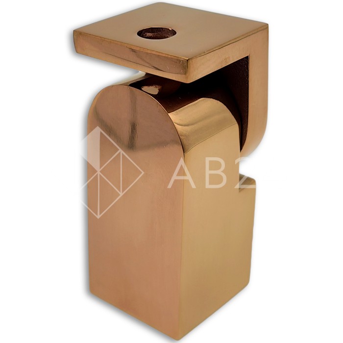 Крепление FDC-51 трубы 15х15 к стене 0°-180°, нержавейка/розовое золото