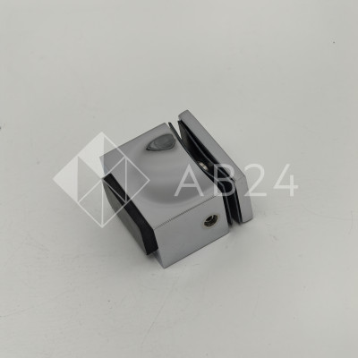 Ручка кноб FDR-67 с резиновым торцом (односторонняя), алюминий/хром