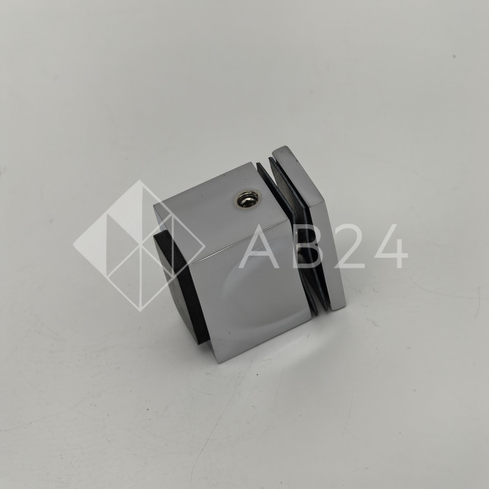 Ручка кноб FDR-67 с резиновым торцом (односторонняя), алюминий/хром