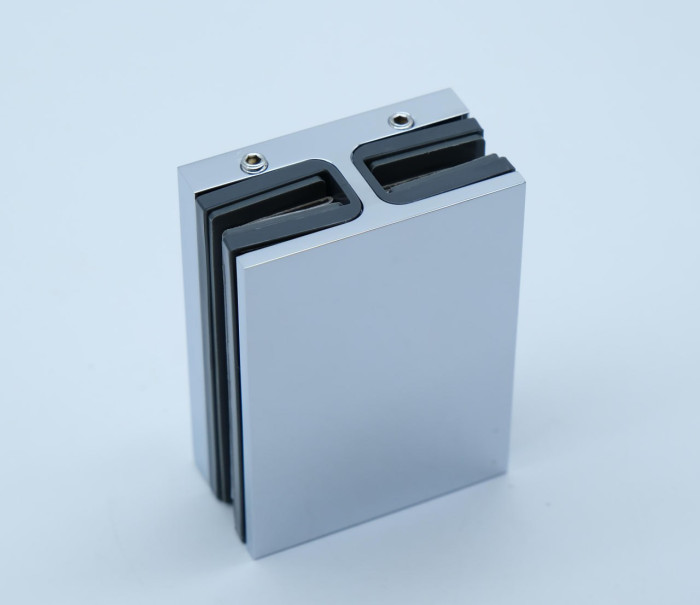 Коннектор Валевс FDK-162 стекло-стекло 180°, латунь/хром