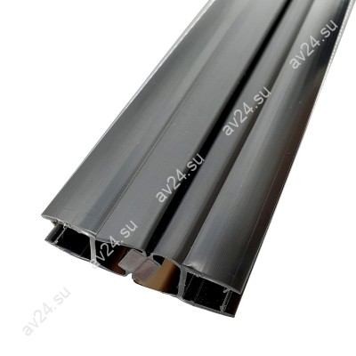 ПРЕМИУМ Уплотнитель магнитный 135°, 180° черный 3 м под стекло 8мм, FDPP-521.8