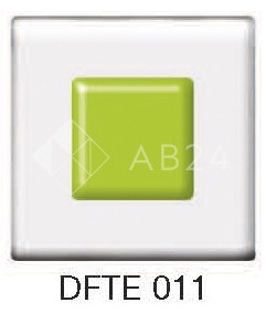 Фьюзинг квадрат DFTE 011 прозрачно-салатового цвета , 4 см