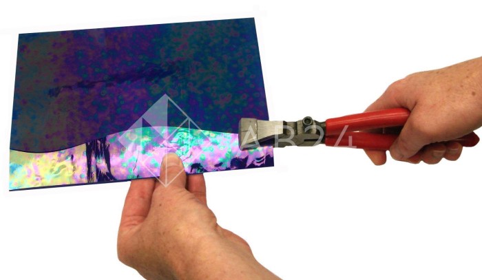 Щипцы для разлома стекла с силиконовыми губками, аналог PRP-1, ширина губок 24 мм