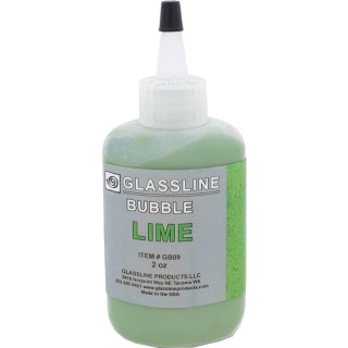 Краска для фьюзинга GlassLine эффект пузырей, светло-зеленый (BUBBLE LIME) 56 г