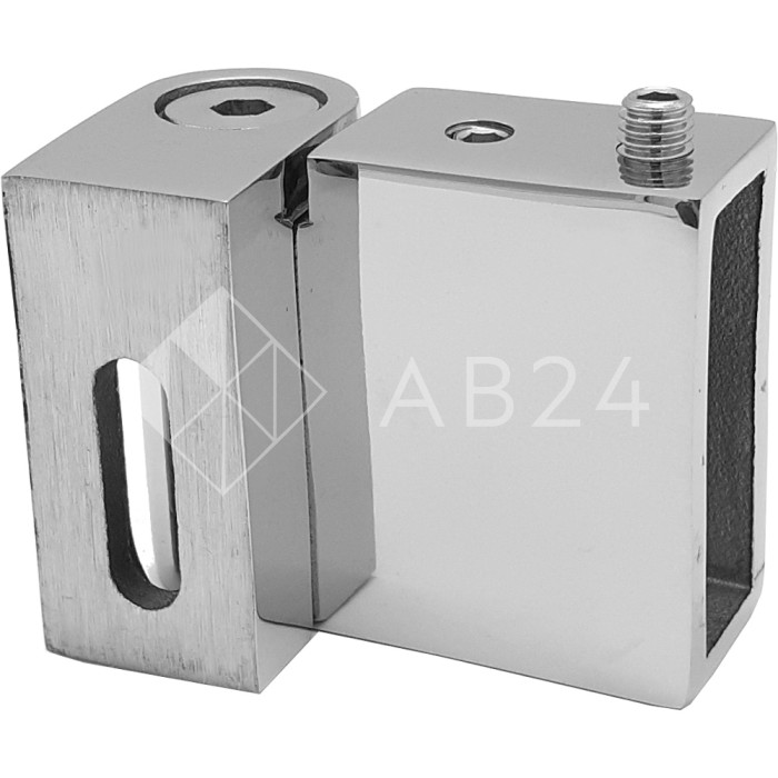 Крепление FDC-38 трубы 30х10 к стене 90°-180°, нержавейка/полированный