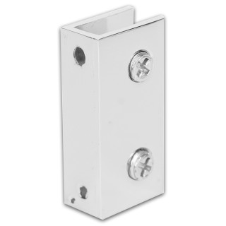 Полкодержатель FDA-21 для стекла и зеркала 8-10 мм, цинк/хром