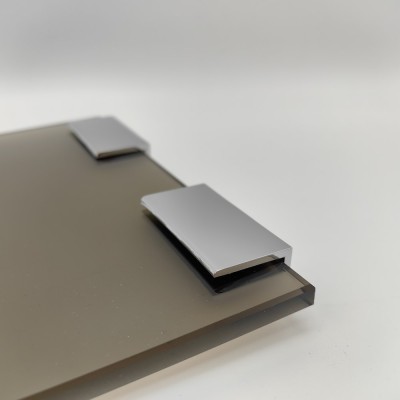 Полкодержатель FDA-21 для стекла и зеркала 8-10 мм, цинк/хром