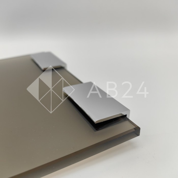 Полкодержатель FDA-21 для стекла и зеркала 8-10 мм, цинк/хром