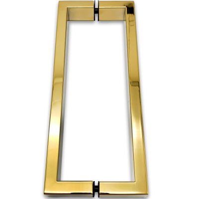 Ручка скоба FDR-78, 15х30х270х1.0 мм, нержавейка/золото