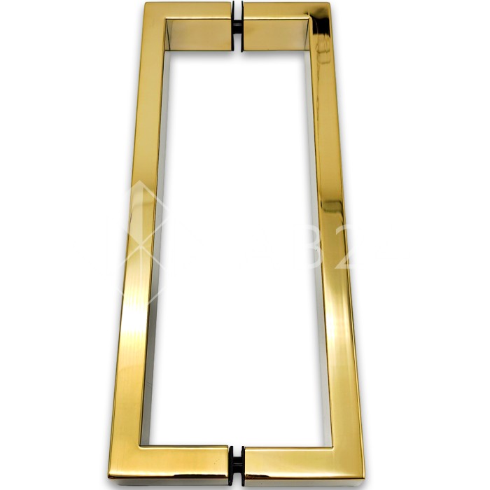 Ручка скоба FDR-78, 15х30х270х1.0 мм, нержавейка/золото