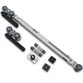 Раздвижная система FDS-17.1 для стеклянных дверей, черный