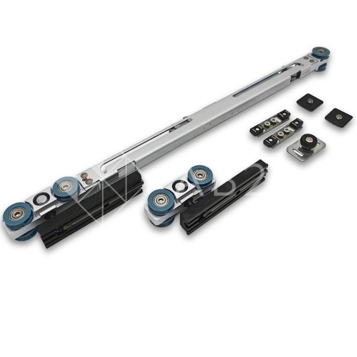 Раздвижная система FDS-17.1 для стеклянных дверей, черный