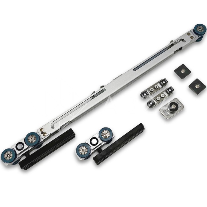 Раздвижная система FDS-17.1 для стеклянных дверей, черный