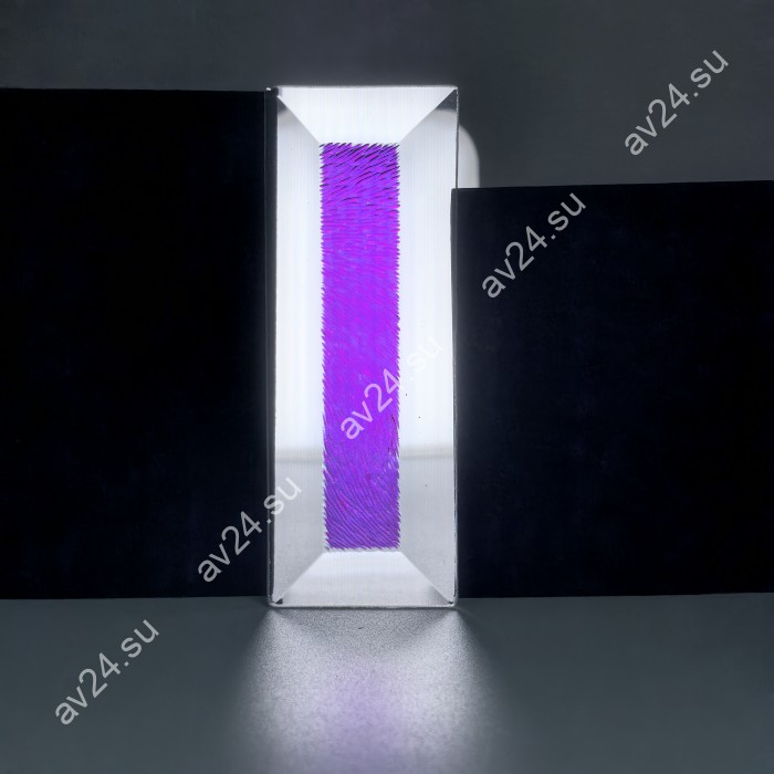 Бевелс AV222 дихроичный прямоугольник 101 х 38 мм розовая шиншилла