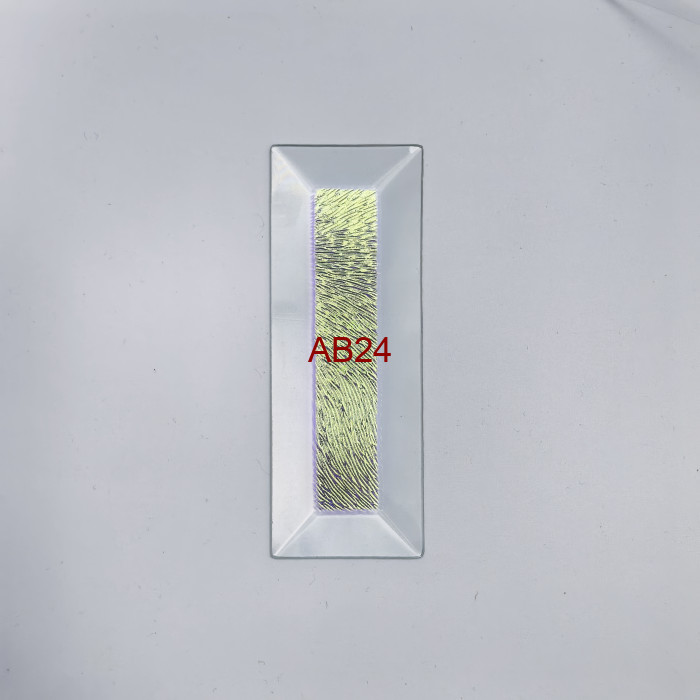 Бевелс AV222 дихроичный прямоугольник 101 х 38 мм розовая шиншилла