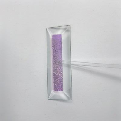 Бевелс AV222 дихроичный прямоугольник 101 х 38 мм розовая шиншилла