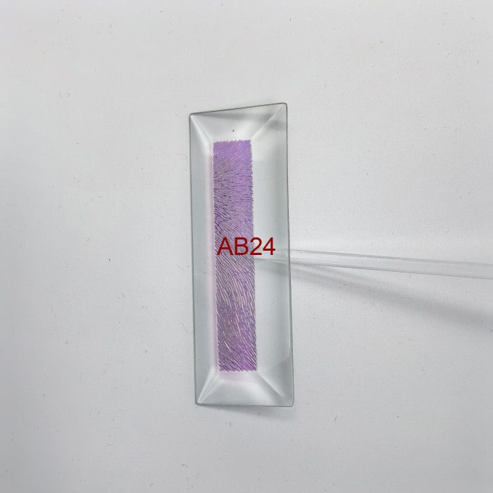 Бевелс AV222 дихроичный прямоугольник 101 х 38 мм розовая шиншилла