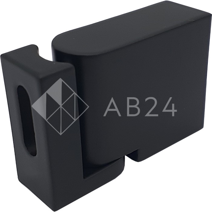 Крепление FDC-38 трубы 30х10 к стене 90°-180°, нержавейка/черный