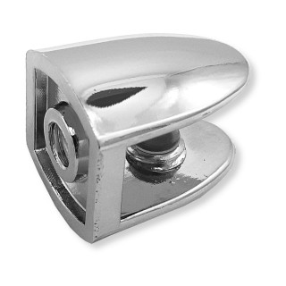 Полкодержатель FDA-30 для стекла и зеркала 8-10 мм, цинк/хром