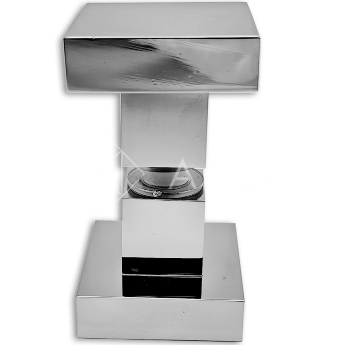 Ручка кноб FDR-31 квадратная, латунь/хром