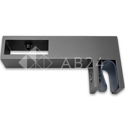 Держатель стекла FDC-35 сквозной 30х10 горизонтальный, нержавейка/оружейная сталь