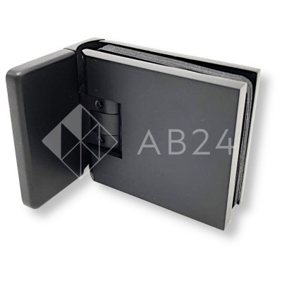 Петля FDP-180.1-DEF с дефектом Аврора стена-стекло 90° с крышками, латунь/черный