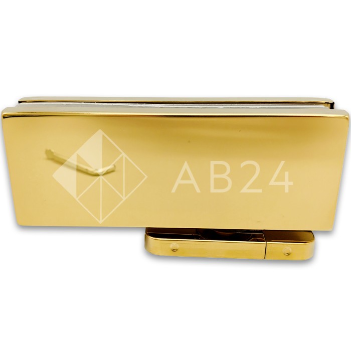 Петля с доводчиком FKD-04 нагрузка от 60 до 85 кг, нержавейка/золото