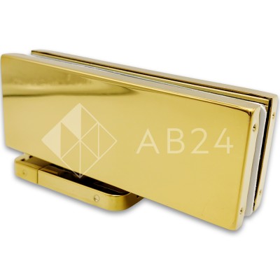 Петля с доводчиком FKD-04 нагрузка от 60 до 85 кг, нержавейка/золото