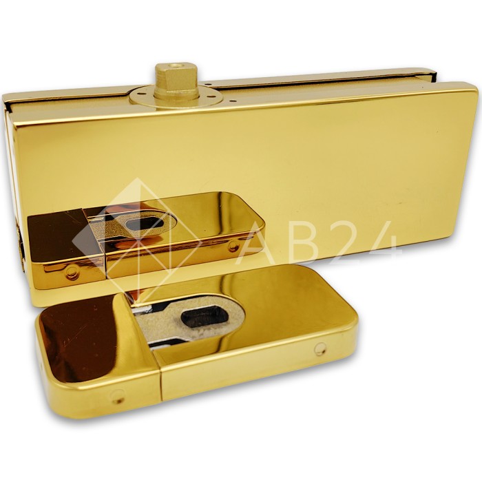 Петля с доводчиком FKD-04 нагрузка от 60 до 85 кг, нержавейка/золото