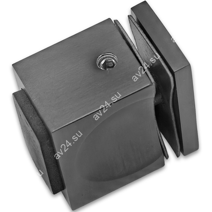 Ручка кноб FDR-67 с резиновым торцом (односторонняя), алюминий/оружейная сталь