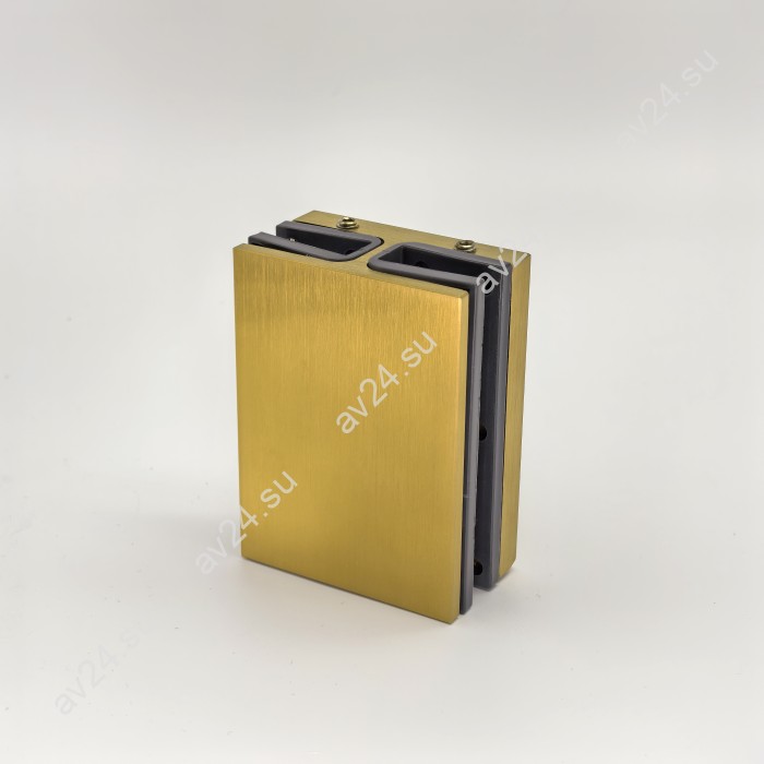 Коннектор Валевс FDK-162 стекло-стекло 180°, латунь/брашированное золото