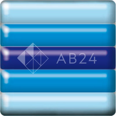 Фьюзинг квадрат DFTH 003 синего цвета, 6 см