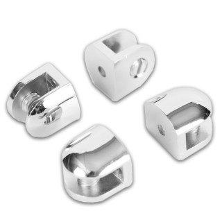 Полкодержатель FDA-31 для стекла и зеркала 6-10 мм, цинк/хром