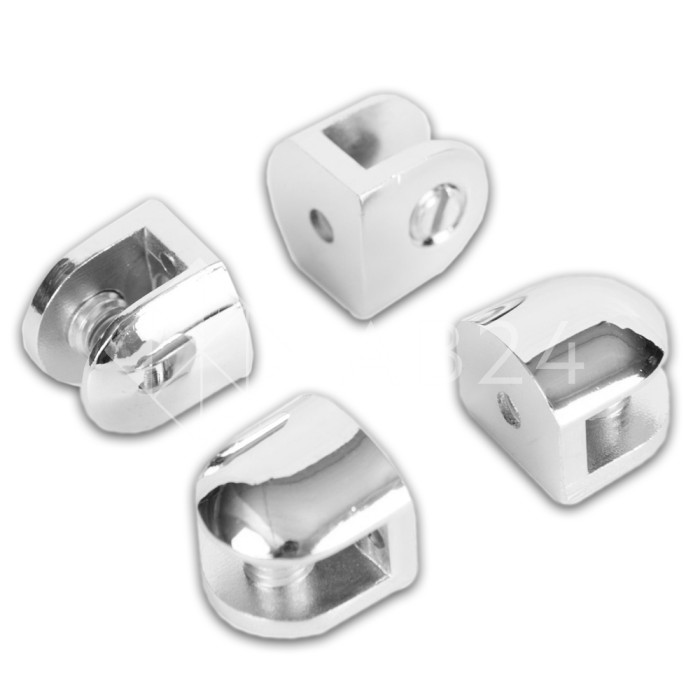 Полкодержатель FDA-31 для стекла и зеркала 6-10 мм, цинк/хром