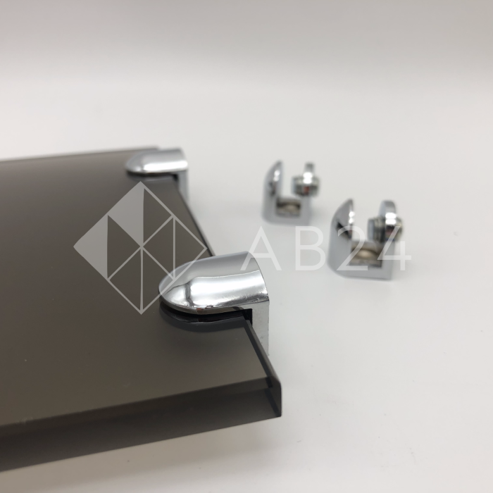 Полкодержатель FDA-31 для стекла и зеркала 6-10 мм, цинк/хром