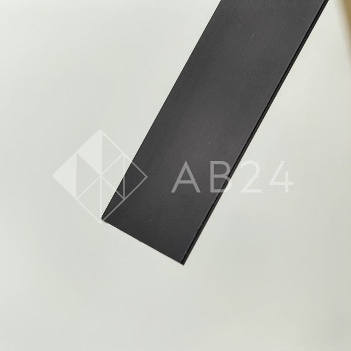 Планка FDPA-79.3 для имитации лофт перегородок 1,7х18х3000 мм самоклеющаяся, алюминий/черный