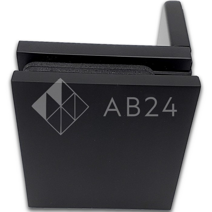 Коннектор для стекла Пегас FDK-105, 56х50 мм стена-стекло 90°, латунь/черный