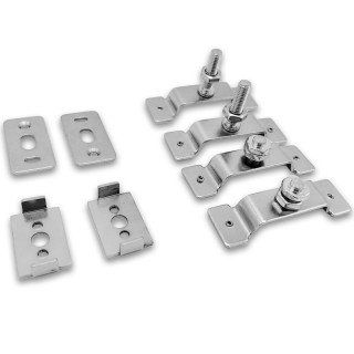 Набор FDS-173 для крепления неподвижного стекла для раздвижной системы FDS-17, алюминий