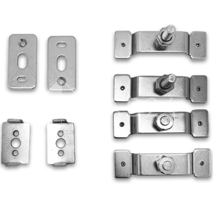 Набор FDS-173 для крепления неподвижного стекла для раздвижной системы FDS-17, алюминий