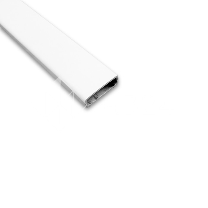 Труба FDT-392, 30х10х2 мм 2 м, нержавейка/белый