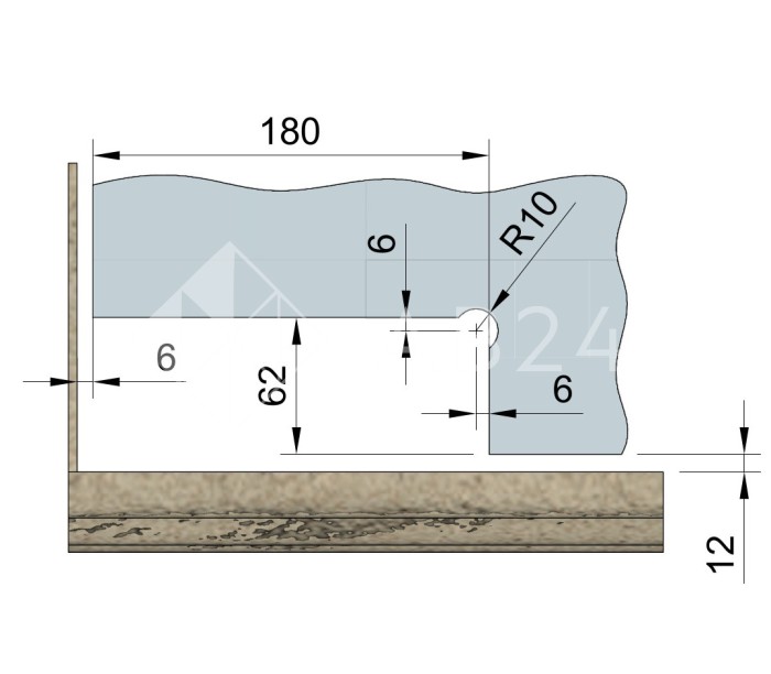 Петля с доводчиком FKD-05 нагрузка от 60 до 100 кг, нержавейка/матовый