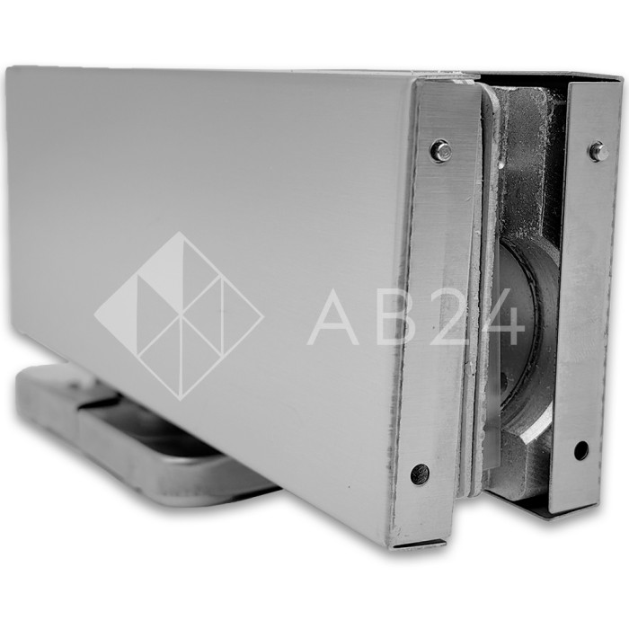 Петля с доводчиком FKD-05 нагрузка от 60 до 100 кг, нержавейка/матовый