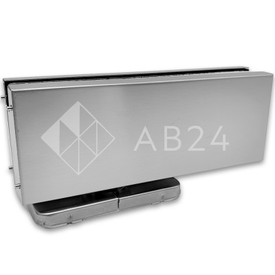 Петля с доводчиком FKD-05 нагрузка от 60 до 100 кг, нержавейка/матовый