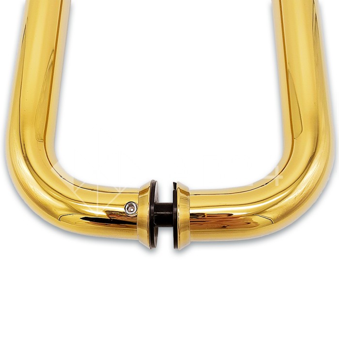 Ручка полотенцесушитель FDR-80, 19х220х1.0 мм, нержавейка/золото