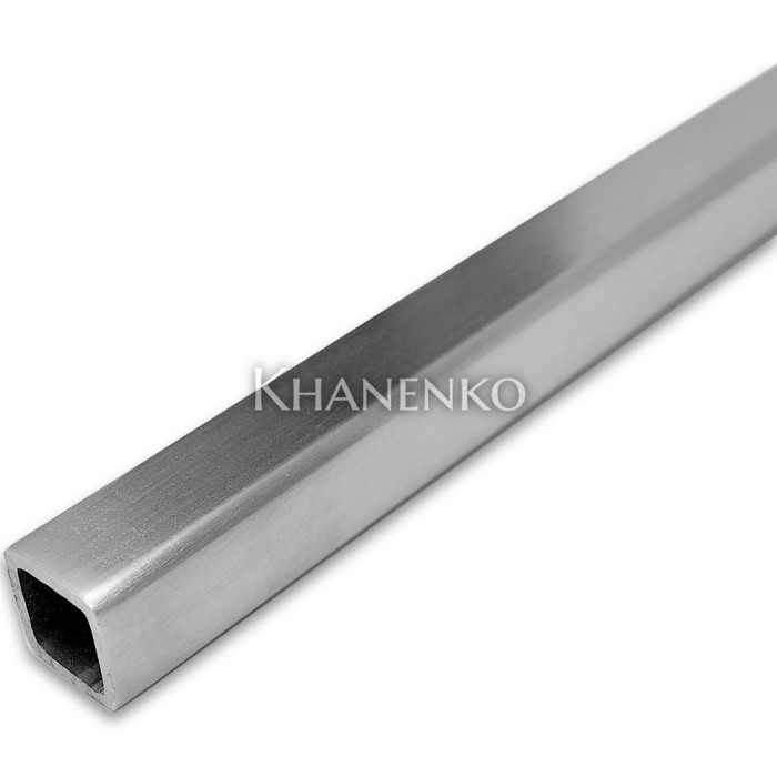 Труба FDT-593, 15х15х2 мм 3 м, нержавейка/матовый