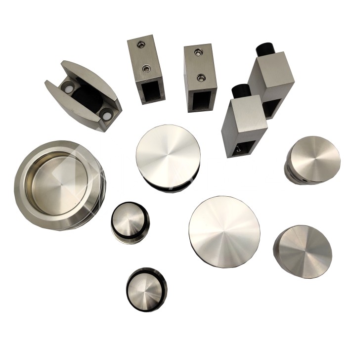 Раздвижная система Альфа α FDS-1, нержавейка/матовый