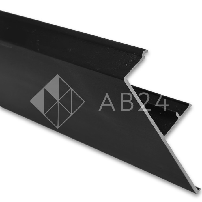 Крышка трека FDS-172.2 для раздвижной системы FDS-17 длина 2 м, алюминий/черный